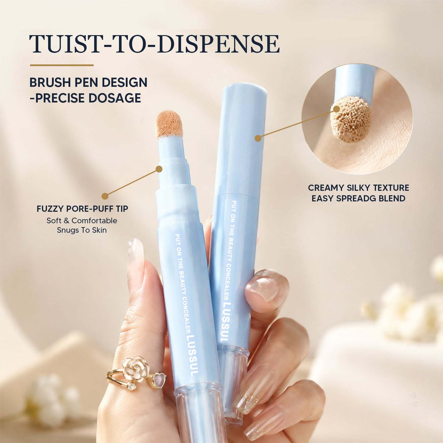 💝 TODAY ONLY — 50% OFF 💝Concealer Pen – Look Awake in 10 Seconds — Without Heavy Makeup